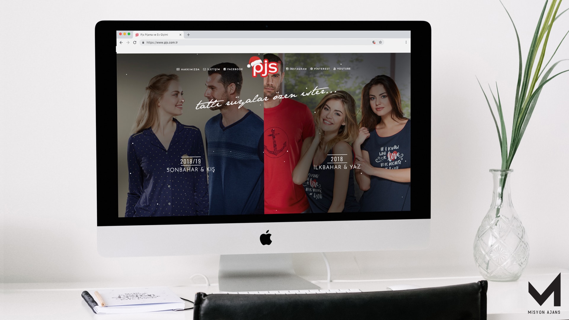 Pjs Pijama Site Tasarımı 