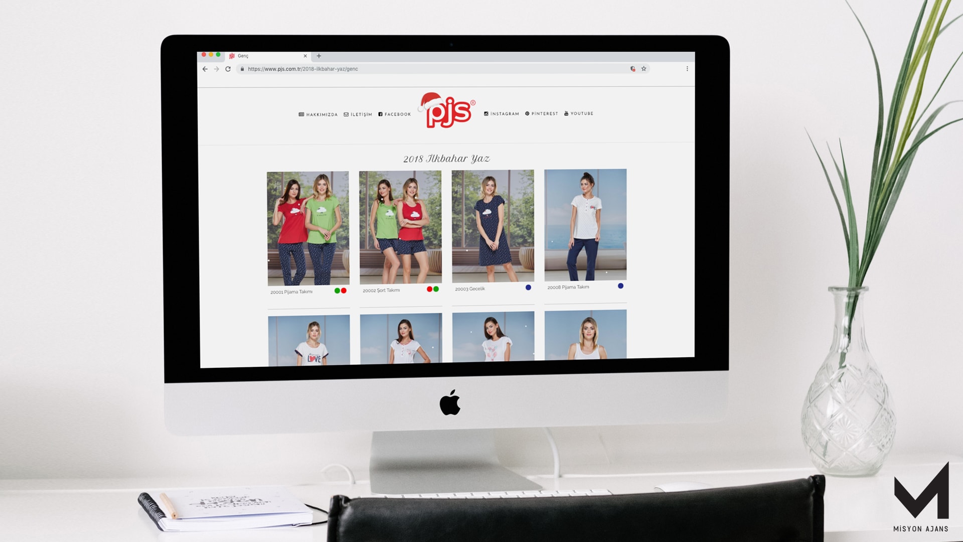 Pjs Pijama Site Tasarımı 