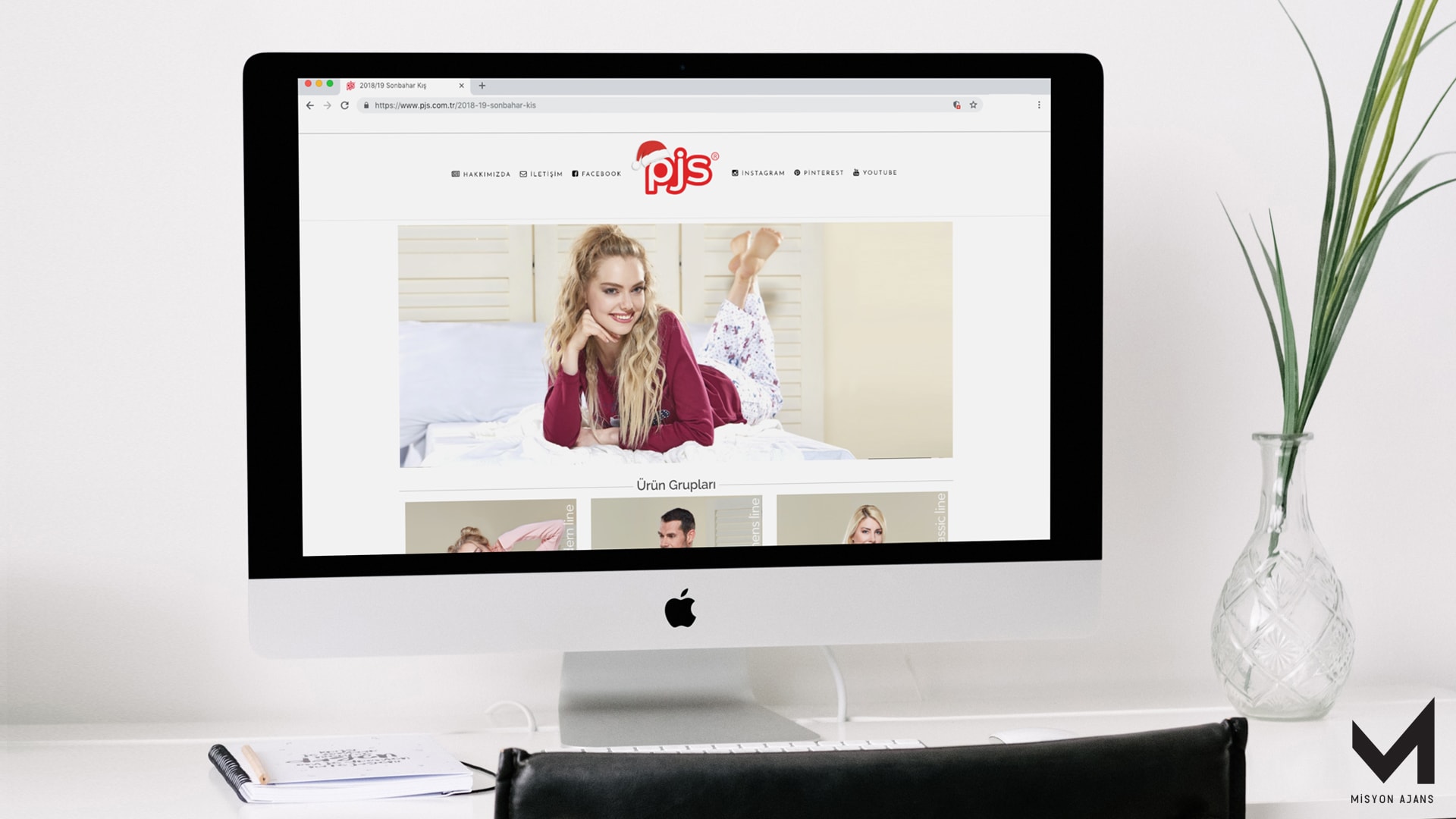 Pjs Pijama Site Tasarımı 